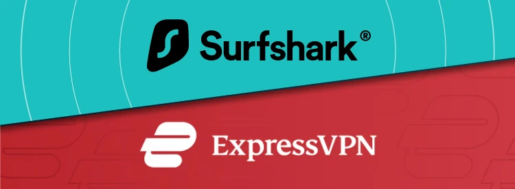 ExpressVPN和Surfshark